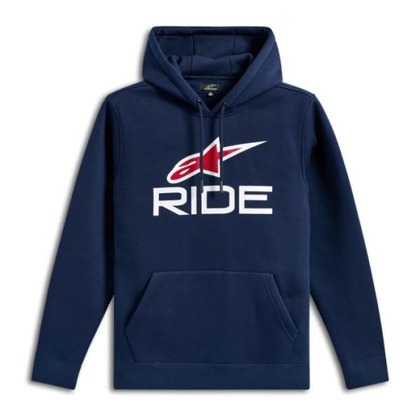 Alpinestars Alpinestars ride hoodie v3 navy white red 
